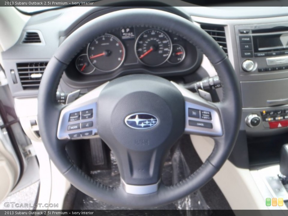 Ivory Interior Steering Wheel for the 2013 Subaru Outback 2.5i Premium #82101089