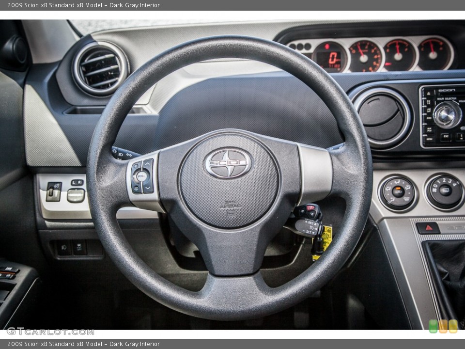 Dark Gray Interior Steering Wheel for the 2009 Scion xB  #82102564