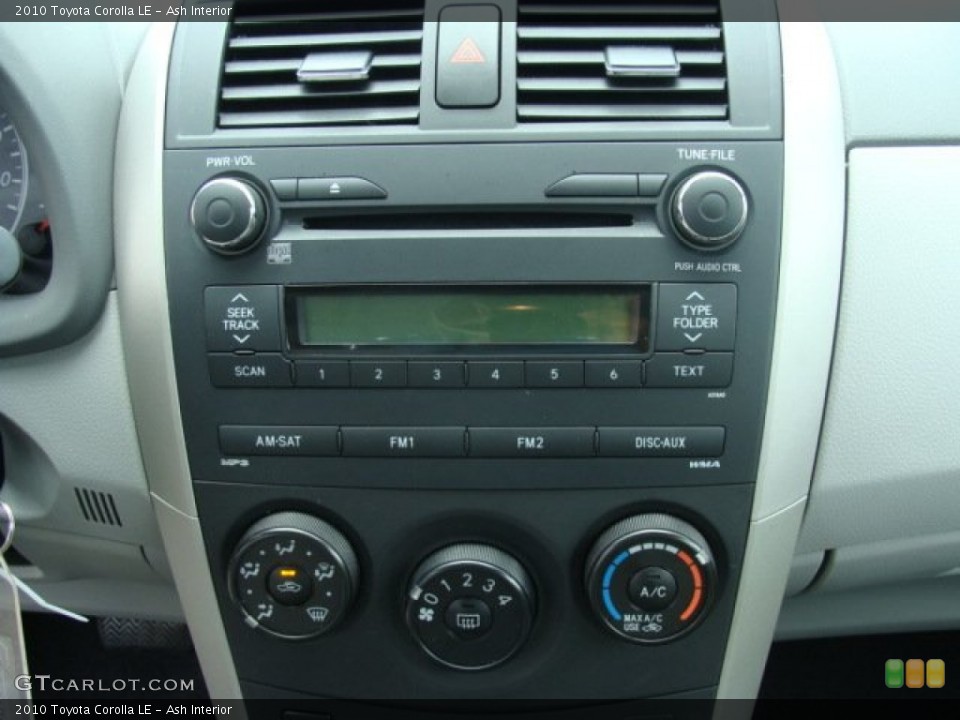 Ash Interior Audio System for the 2010 Toyota Corolla LE #82103459