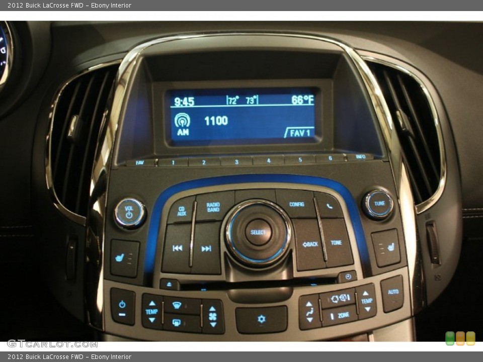 Ebony Interior Controls for the 2012 Buick LaCrosse FWD #82103733