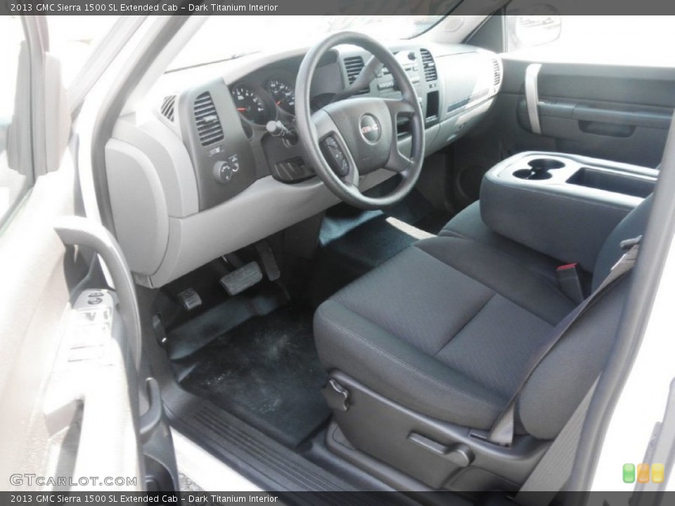 Dark Titanium Interior Prime Interior for the 2013 GMC Sierra 1500 SL Extended Cab #82104526