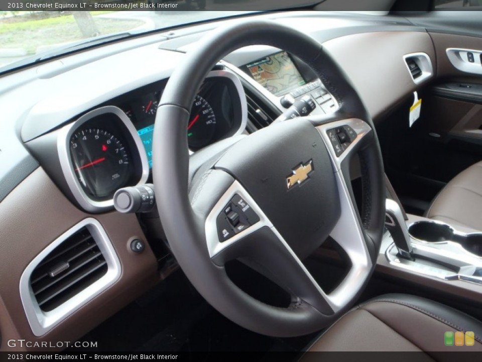 Brownstone/Jet Black Interior Steering Wheel for the 2013 Chevrolet Equinox LT #82104701
