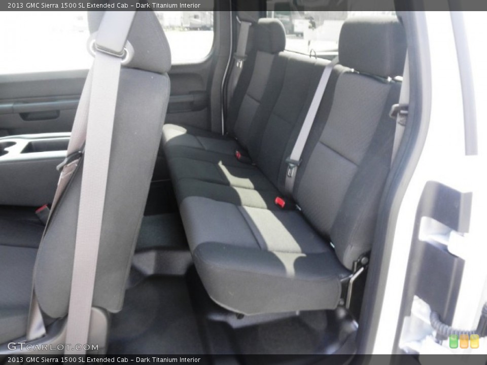 Dark Titanium Interior Rear Seat for the 2013 GMC Sierra 1500 SL Extended Cab #82104702