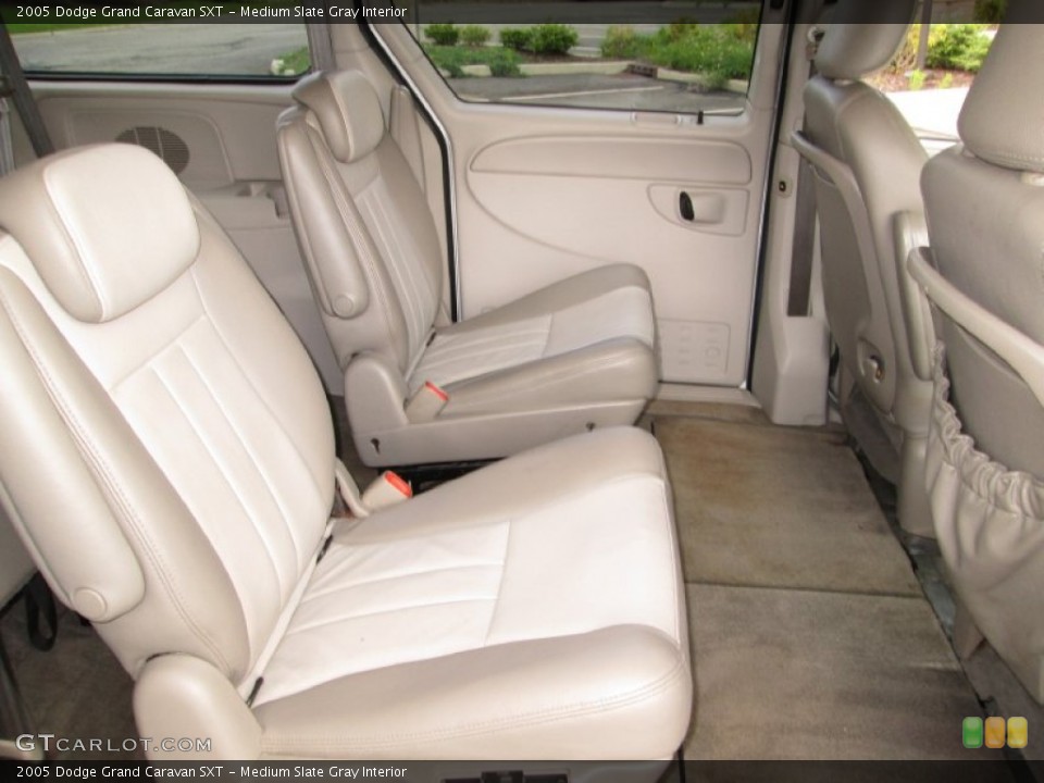 Medium Slate Gray Interior Rear Seat for the 2005 Dodge Grand Caravan SXT #82105314