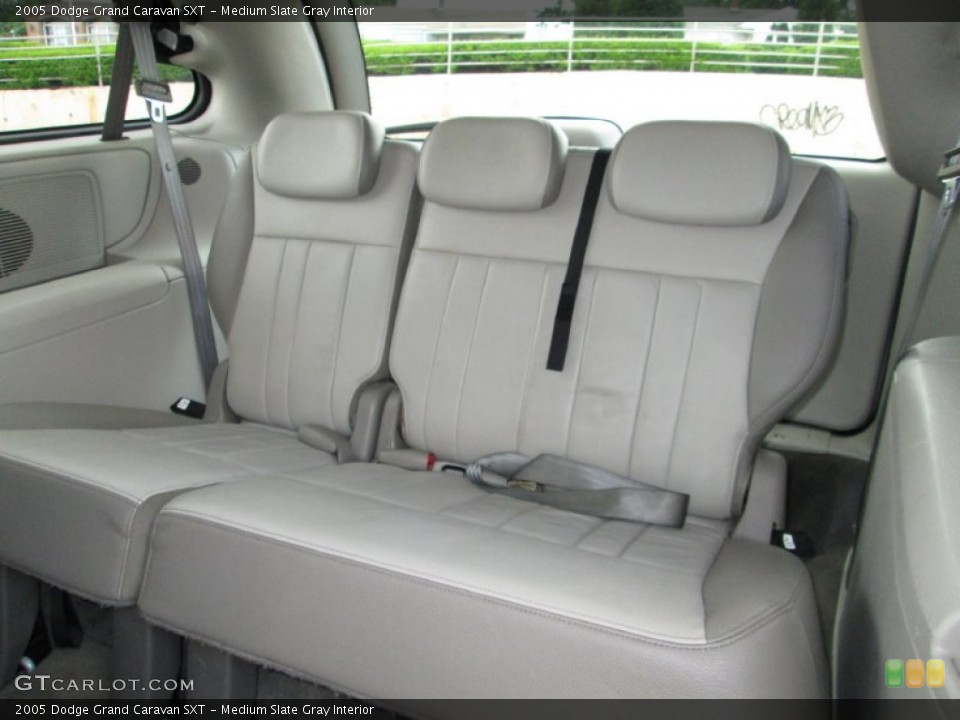 Medium Slate Gray Interior Rear Seat for the 2005 Dodge Grand Caravan SXT #82105331