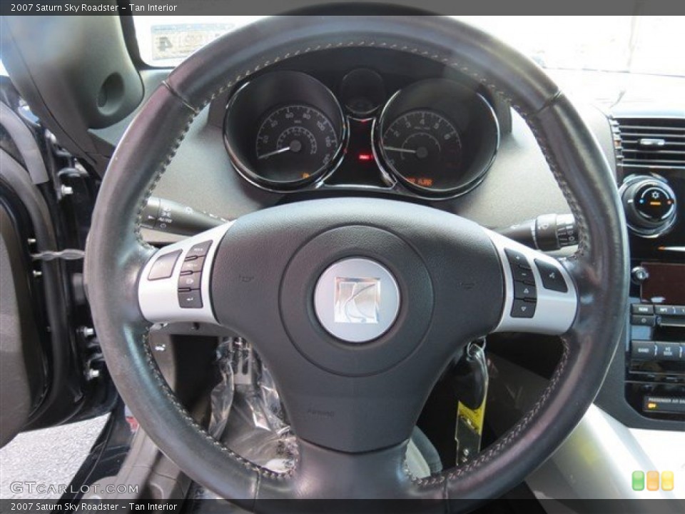 Tan Interior Steering Wheel for the 2007 Saturn Sky Roadster #82106001