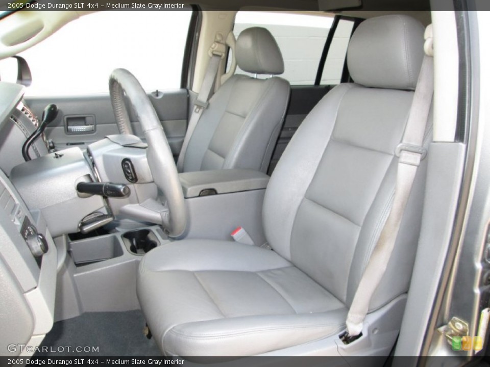 Medium Slate Gray Interior Front Seat for the 2005 Dodge Durango SLT 4x4 #82106710