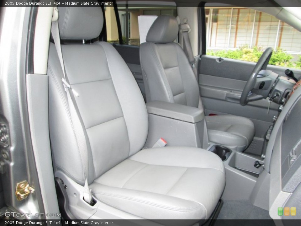 Medium Slate Gray Interior Front Seat for the 2005 Dodge Durango SLT 4x4 #82106734