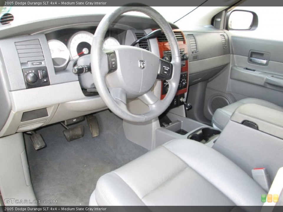 Medium Slate Gray 2005 Dodge Durango Interiors