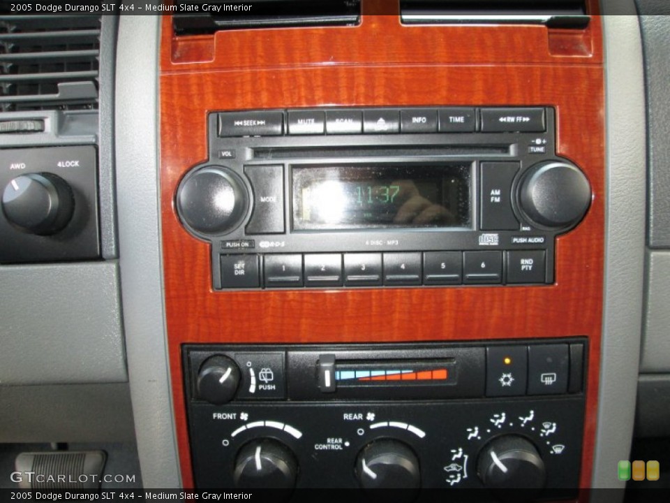 Medium Slate Gray Interior Audio System for the 2005 Dodge Durango SLT 4x4 #82106880