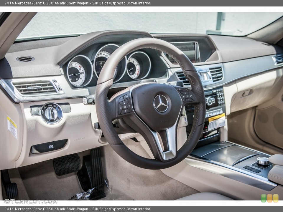 Silk Beige/Espresso Brown Interior Dashboard for the 2014 Mercedes-Benz E 350 4Matic Sport Wagon #82108101
