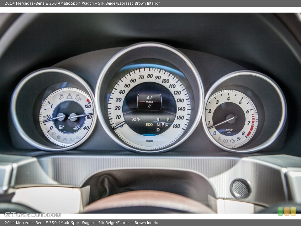 Silk Beige/Espresso Brown Interior Gauges for the 2014 Mercedes-Benz E 350 4Matic Sport Wagon #82108149
