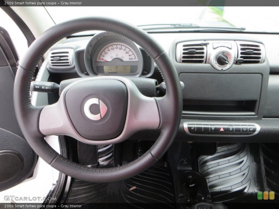 Gray Interior Dashboard for the 2009 Smart fortwo pure coupe #82109035
