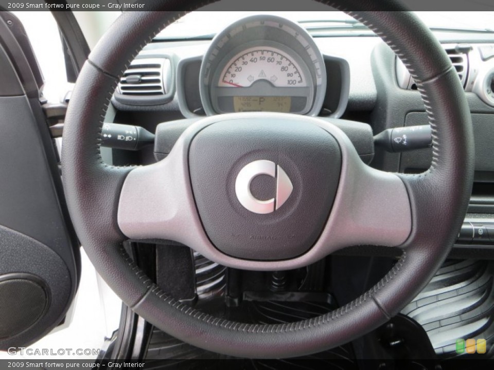 Gray Interior Steering Wheel for the 2009 Smart fortwo pure coupe #82109125