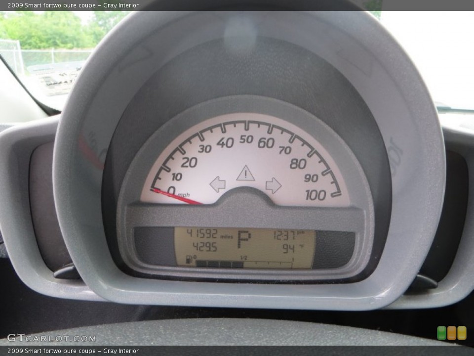 Gray Interior Gauges for the 2009 Smart fortwo pure coupe #82109144