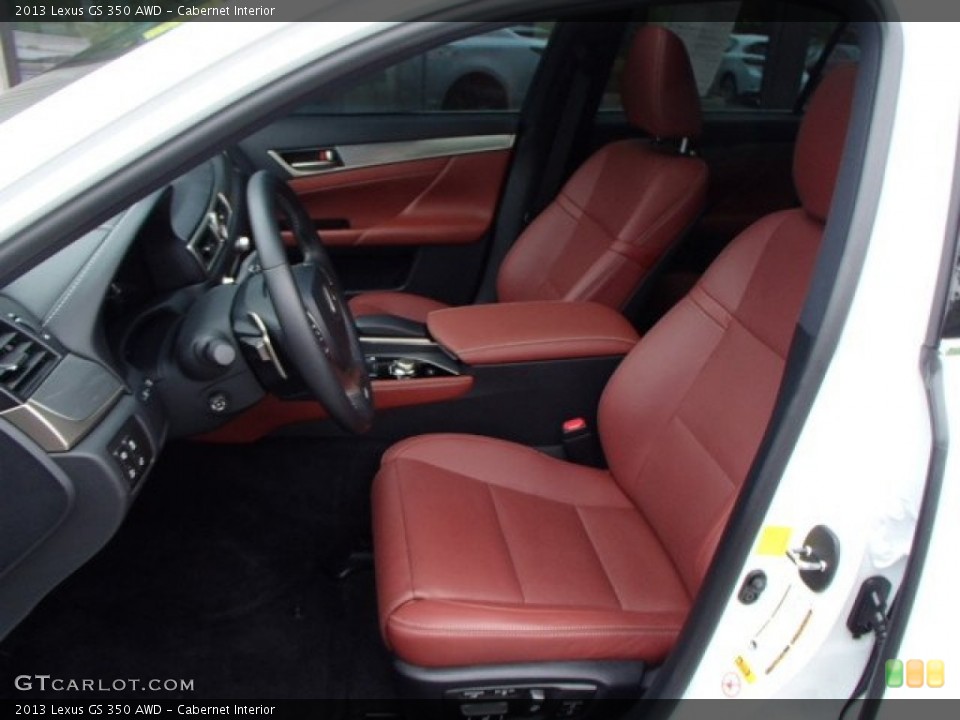 Cabernet Interior Front Seat For The 2013 Lexus Gs 350 Awd