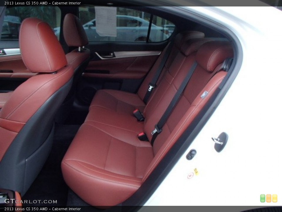 Cabernet Interior Rear Seat for the 2013 Lexus GS 350 AWD #82109869