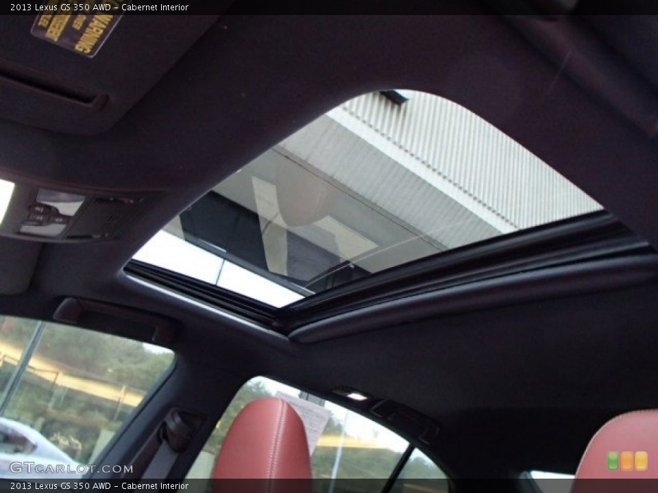 Cabernet Interior Sunroof for the 2013 Lexus GS 350 AWD #82109897