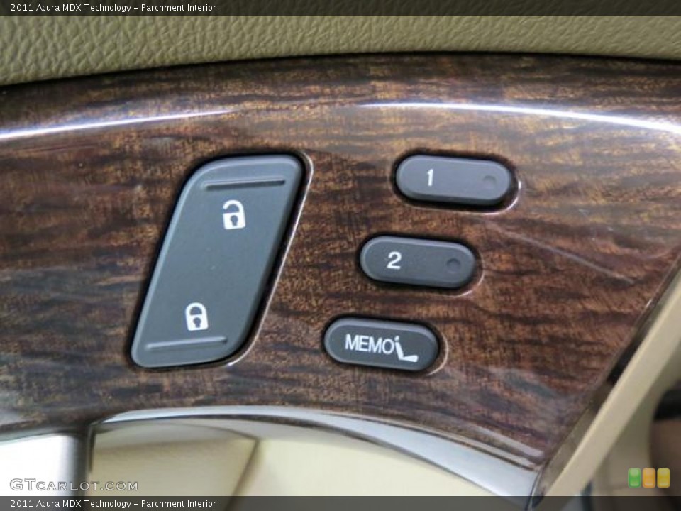 Parchment Interior Controls for the 2011 Acura MDX Technology #82111075