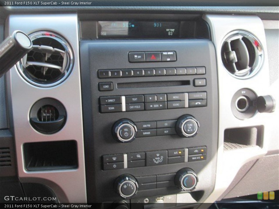 Steel Gray Interior Controls for the 2011 Ford F150 XLT SuperCab #82111084
