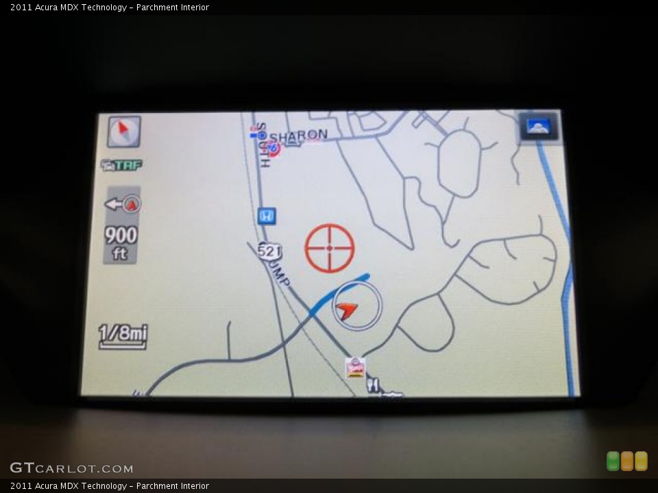 Parchment Interior Navigation for the 2011 Acura MDX Technology #82111141