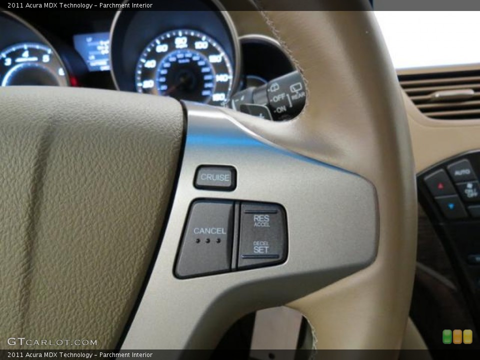 Parchment Interior Controls for the 2011 Acura MDX Technology #82111279