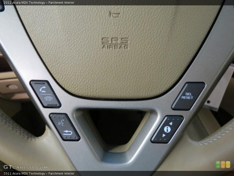 Parchment Interior Controls for the 2011 Acura MDX Technology #82111300