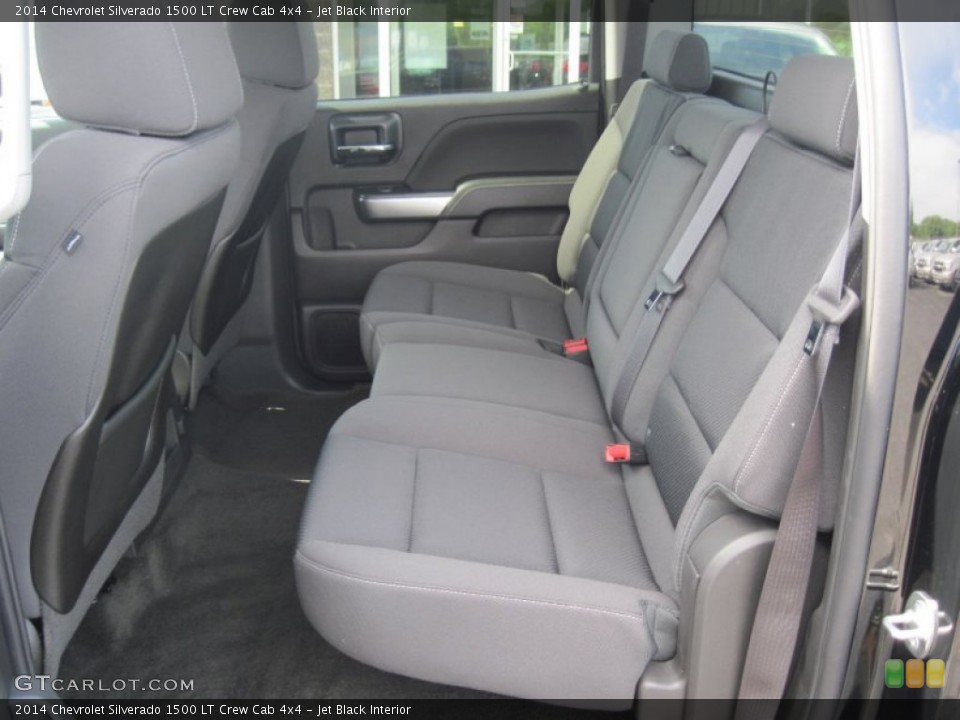 Jet Black Interior Rear Seat for the 2014 Chevrolet Silverado 1500 LT Crew Cab 4x4 #82112413
