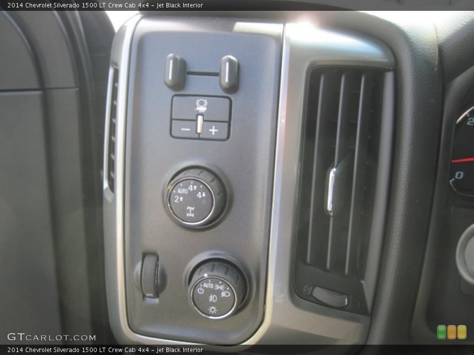 Jet Black Interior Controls for the 2014 Chevrolet Silverado 1500 LT Crew Cab 4x4 #82112504