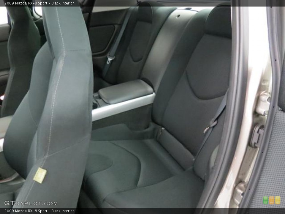 Black Interior Rear Seat for the 2009 Mazda RX-8 Sport #82112965