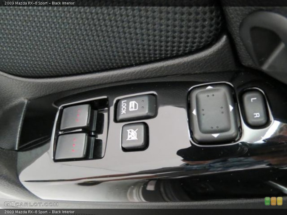 Black Interior Controls for the 2009 Mazda RX-8 Sport #82113064
