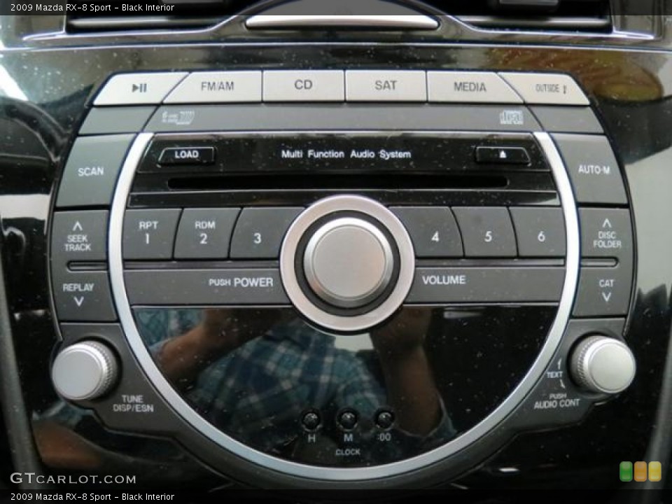 Black Interior Audio System for the 2009 Mazda RX-8 Sport #82113122