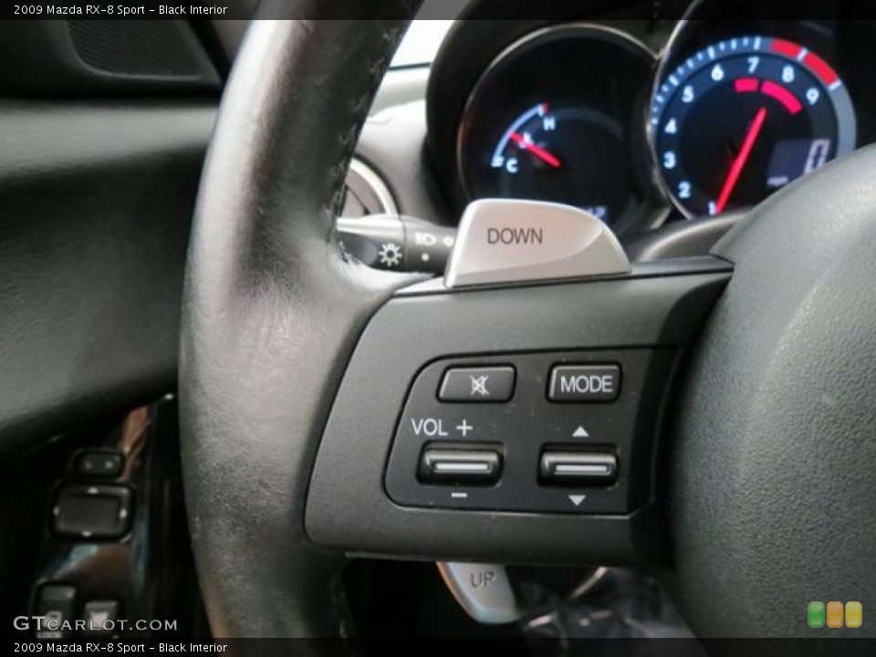 Black Interior Controls for the 2009 Mazda RX-8 Sport #82113172