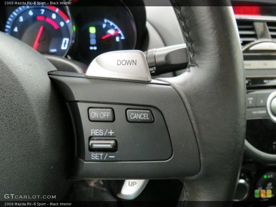 Black Interior Controls for the 2009 Mazda RX-8 Sport #82113190