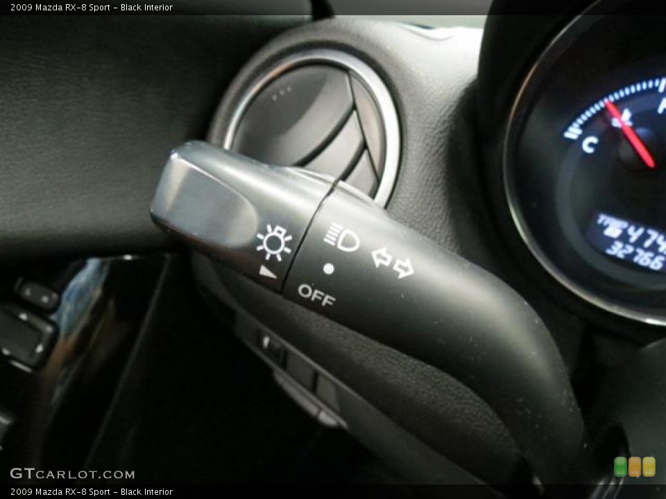 Black Interior Controls for the 2009 Mazda RX-8 Sport #82113208