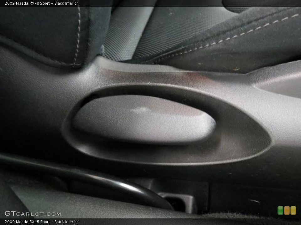 Black Interior Controls for the 2009 Mazda RX-8 Sport #82113289
