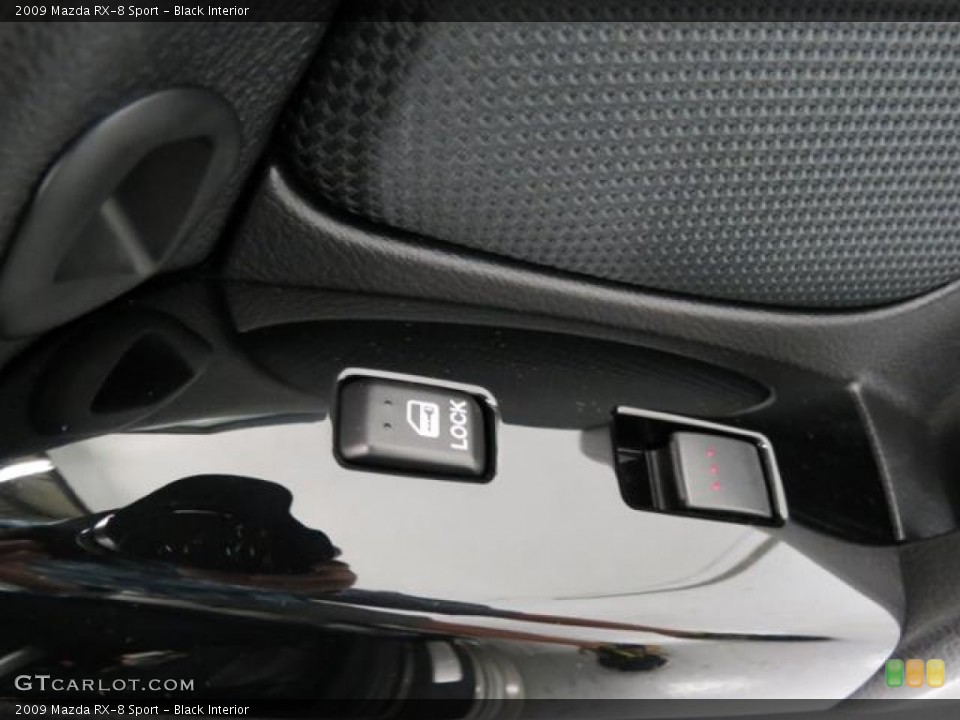 Black Interior Controls for the 2009 Mazda RX-8 Sport #82113304
