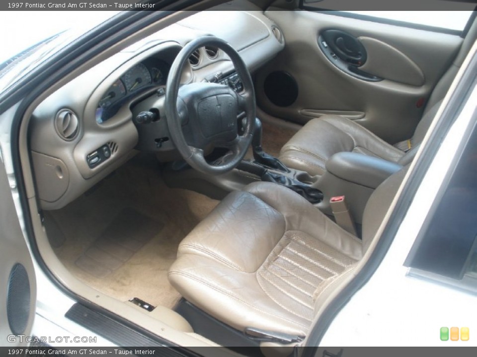Taupe Interior Prime Interior for the 1997 Pontiac Grand Am GT Sedan #82113343