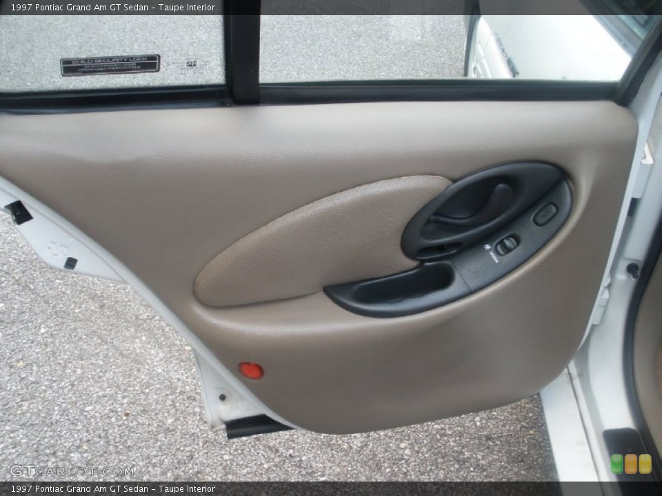 Taupe Interior Door Panel for the 1997 Pontiac Grand Am GT Sedan #82113674