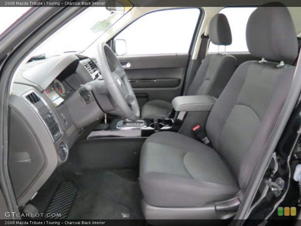 Charcoal Black Interior Front Seat for the 2008 Mazda Tribute i Touring #82114255