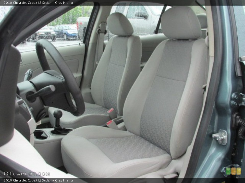 Gray Interior Front Seat for the 2010 Chevrolet Cobalt LS Sedan #82116877