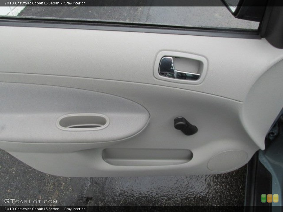 Gray Interior Door Panel for the 2010 Chevrolet Cobalt LS Sedan #82117012