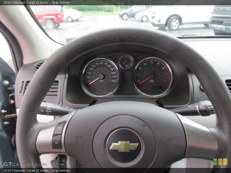 Gray Interior Steering Wheel for the 2010 Chevrolet Cobalt LS Sedan #82117033