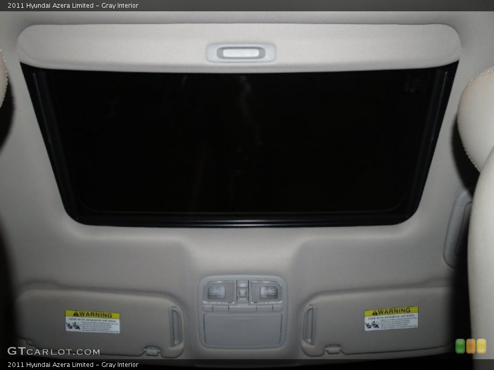 Gray Interior Sunroof for the 2011 Hyundai Azera Limited #82118500