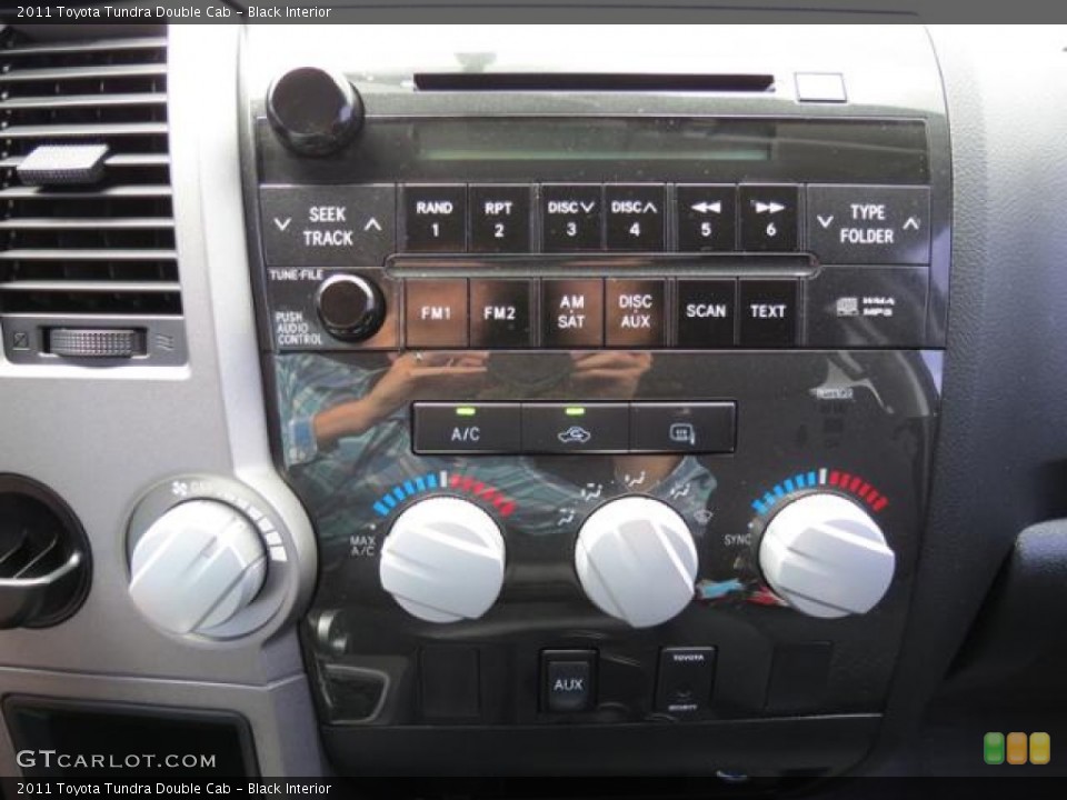 Black Interior Controls for the 2011 Toyota Tundra Double Cab #82118707