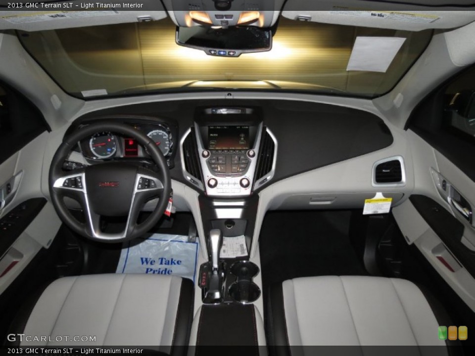Light Titanium Interior Dashboard for the 2013 GMC Terrain SLT #82118783