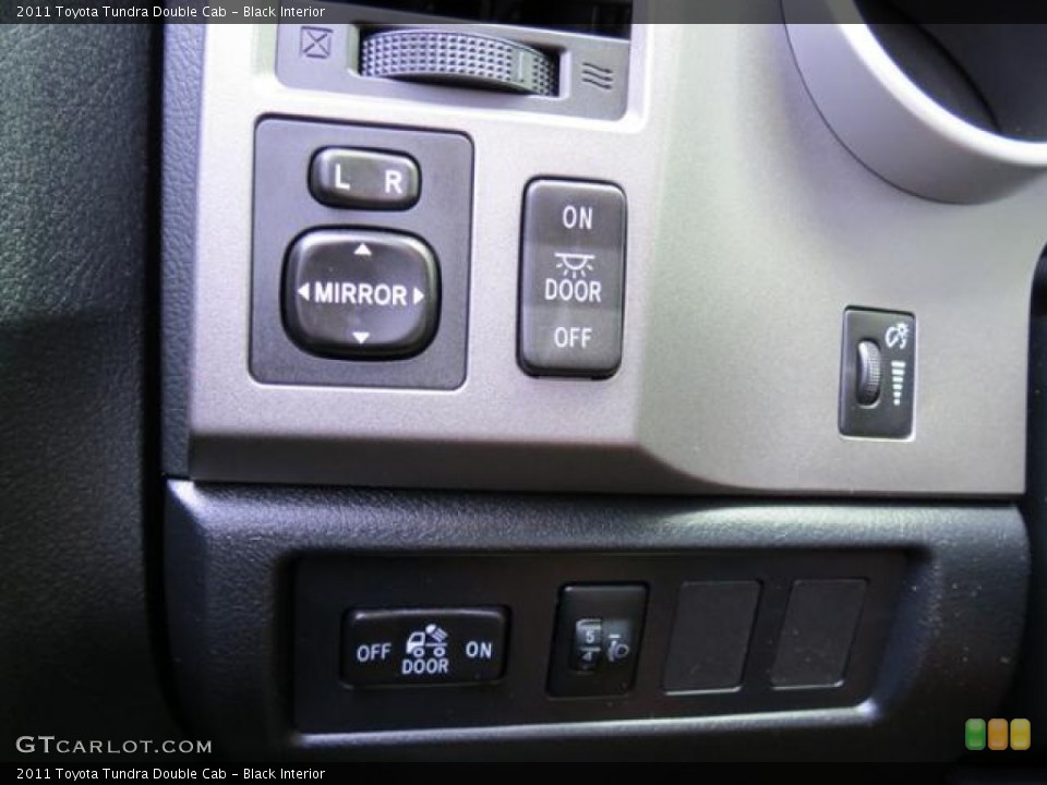 Black Interior Controls for the 2011 Toyota Tundra Double Cab #82118797