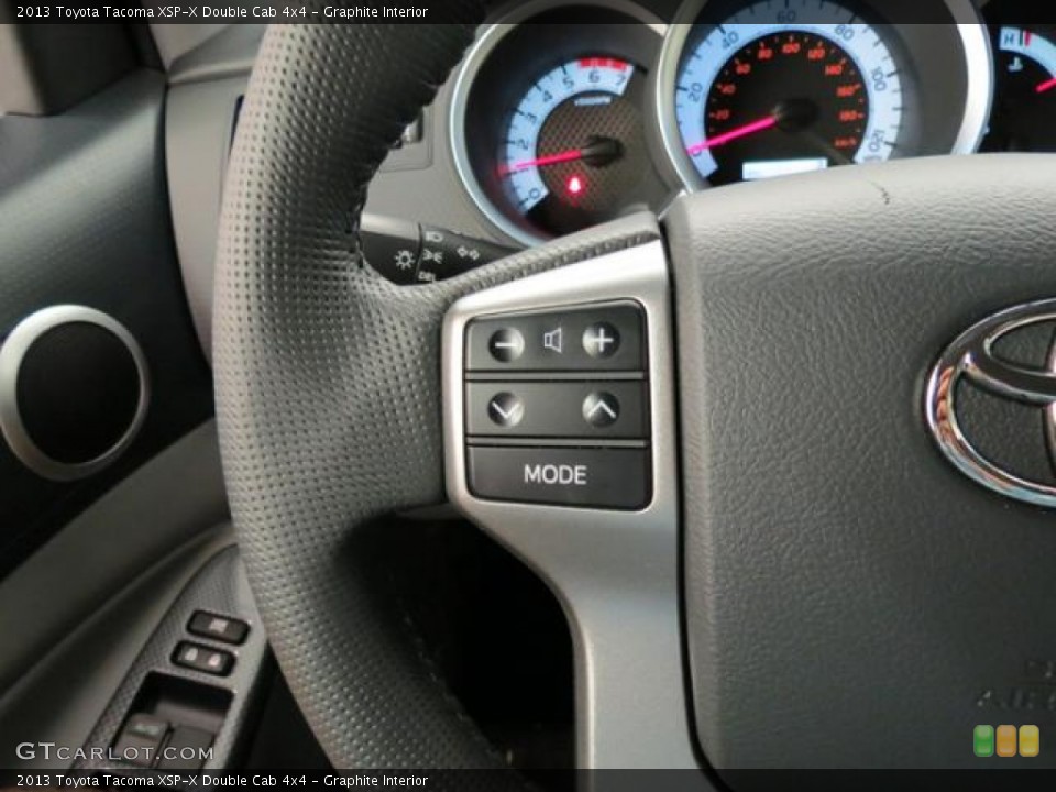 Graphite Interior Controls for the 2013 Toyota Tacoma XSP-X Double Cab 4x4 #82119625