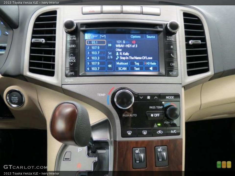 Ivory Interior Controls for the 2013 Toyota Venza XLE #82120829