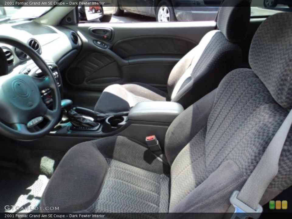 Dark Pewter Interior Photo for the 2001 Pontiac Grand Am SE Coupe #82123049